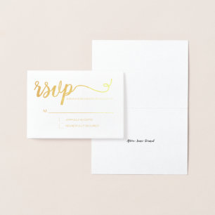 Einfaches Elegant-Gold-UAWG-Skriptereignis Folienkarte