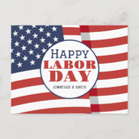 Einfaches Eleganter Arbeitstag mit US-Flagge