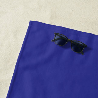 Einfaches elegantes benutzerdefiniertes Logo hier Strandtuch