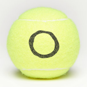 Einfaches elegantes benutzerdefiniertes Logo hier Tennisbälle