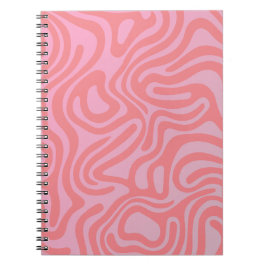 Einfaches, elegantes Design Abstraktes Spiral-Bühn Notizblock