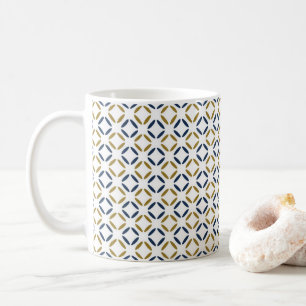 Einfaches elegantes geometrisches Muster. Kaffeetasse