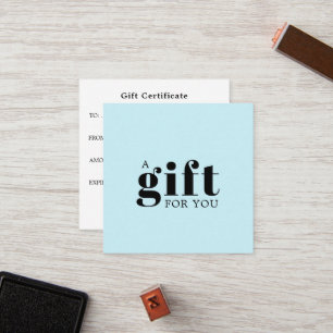 Einfaches Elegantes Geschäftsgeschenk Treuekarte