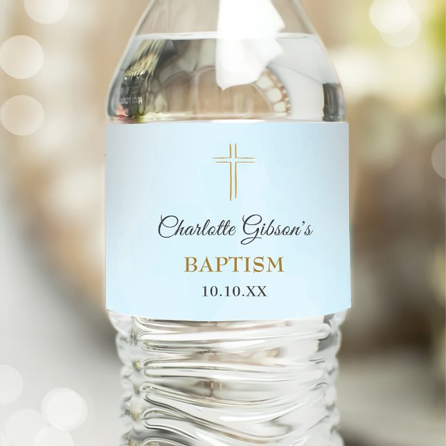 Einfaches elegantes Gold Cross Taufen Christening (Von Creator hochgeladen)