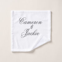 Einfaches elegantes Hochzeitspaar-Name stilvolle K
