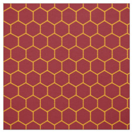 Einfaches elegantes Honeycomb Muster Abstrakt Maro Stoff