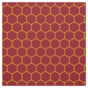 Einfaches elegantes Honeycomb Muster Abstrakt Maro Stoff