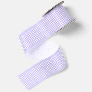 Einfaches Elegantes Immergrün Cottagecore Gingham Satinband
