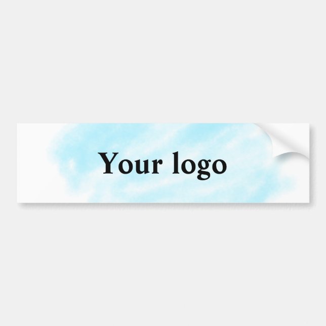 Einfaches, elegantes, individuelles Logo Autoaufkleber (Vorne)
