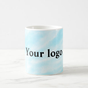 Einfaches, elegantes, individuelles Logo Kaffeetasse