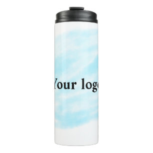 Einfaches, elegantes, individuelles Logo Thermosbecher