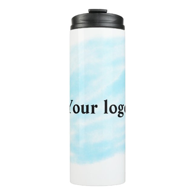 Einfaches, elegantes, individuelles Logo Thermosbecher (Vorderseite)