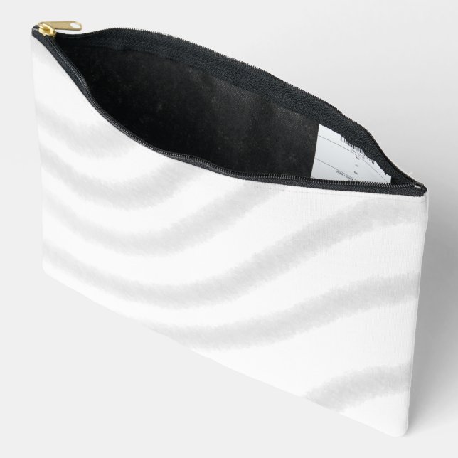 Einfaches, elegantes, individuelles Logo Zubehörtasche (Offen)