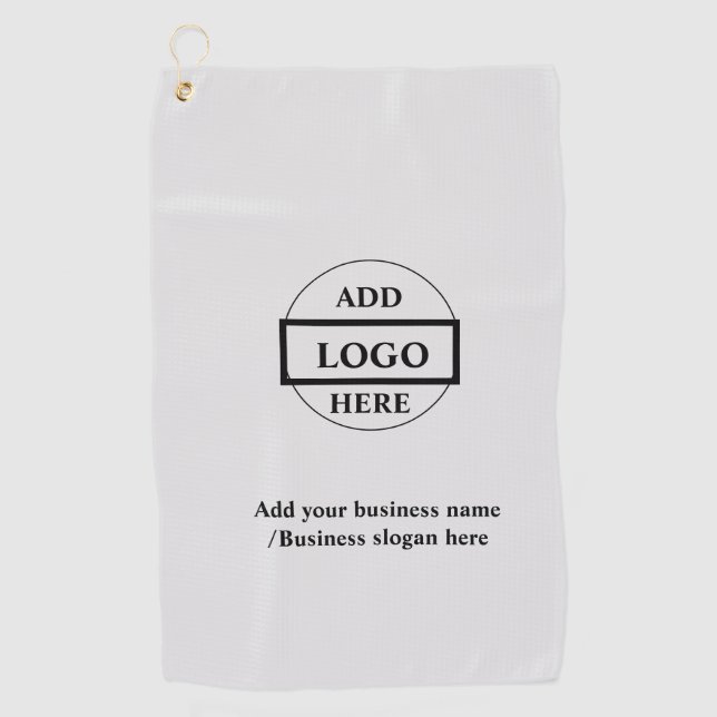 Einfaches, elegantes Logo für das Unternehmen   Golfhandtuch (Vorderseite)