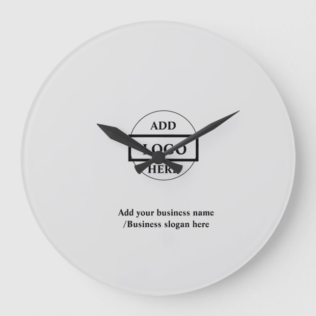 Einfaches, elegantes Logo für das Unternehmen Große Wanduhr (Vorderseite)