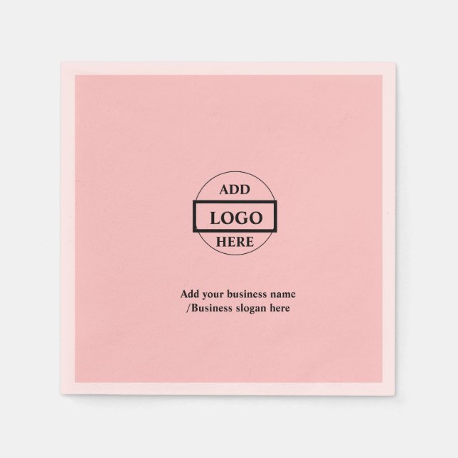 Einfaches, elegantes Logo für das Unternehmen Serviette (Vorderseite)
