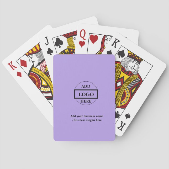 Einfaches, elegantes Logo für das Unternehmen    Spielkarten (Rückseite)