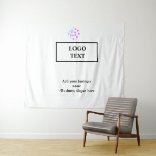 Einfaches, elegantes Logo für das Unternehmen Wandteppich