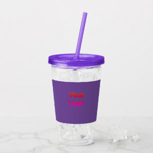 Einfaches, elegantes Logo hier Acryltrinkbecher