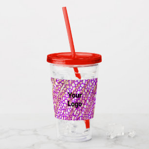 Einfaches, elegantes Logo hier Acryltrinkbecher