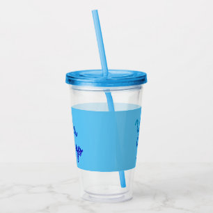 Einfaches, elegantes Logo hier Acryltrinkbecher
