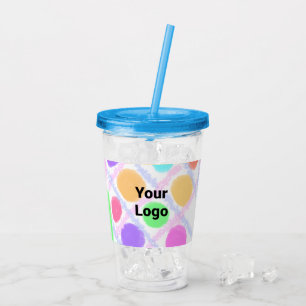 Einfaches, elegantes Logo hier Acryltrinkbecher