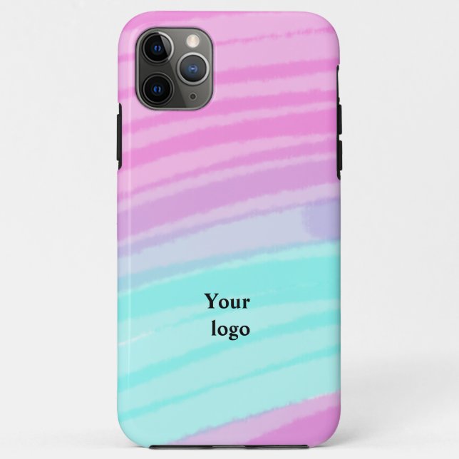 Einfaches, elegantes Logo hier Case-Mate iPhone Hülle (Rückseite)