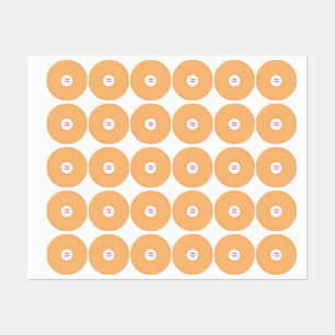 Einfaches, elegantes Logo hier Etiketten