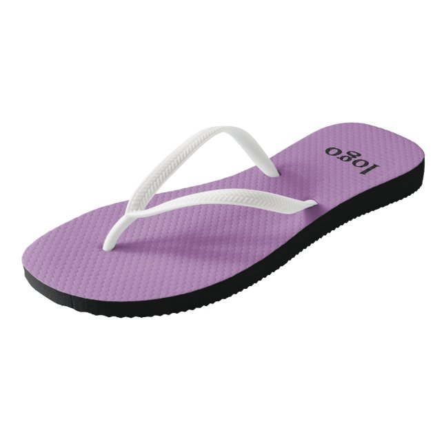 Einfaches, elegantes Logo hier Flip Flops (Schrägansicht)