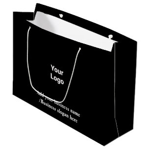 Einfaches, elegantes Logo hier Große Geschenktüte