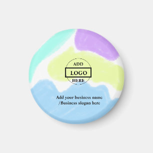 Einfaches, elegantes Logo hier Magnet