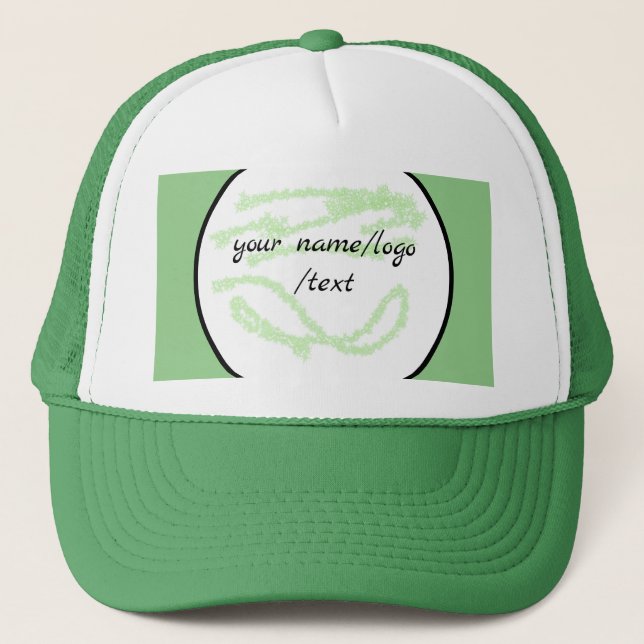 Einfaches, elegantes Logo hier Truckerkappe (Vorderseite)