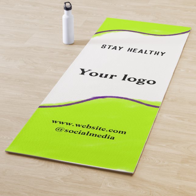 Einfaches, elegantes Logo hier Yogamatte (Beispiel)