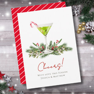 Einfaches Elegantes Martini-Feierabend Weihnachten
