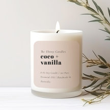 Einfaches elegantes Minimal Dusky Blush-Label