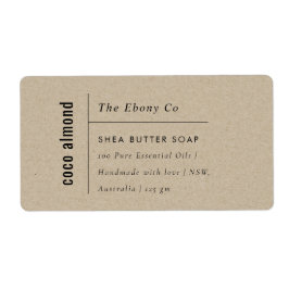 Einfaches elegantes minimales Rustikales Kraftseif