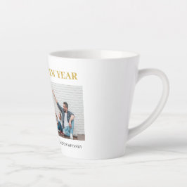 Einfaches Elegantes Modernes Happy New Year One Fo Milchtasse