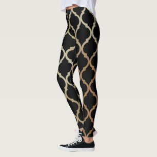 Einfaches elegantes modernes marokkanisches Muster Leggings