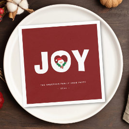 Einfaches elegantes Niedliches Party Santa Christm Serviette