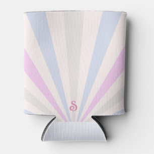 Einfaches elegantes Retro-Sunshine-Monogramm Dosenkühler
