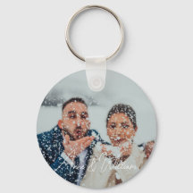 Einfaches elegantes Script Couple-Foto