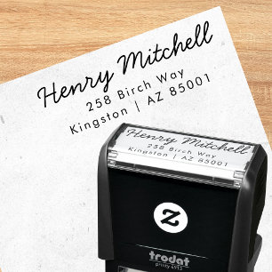 Einfaches Elegantes Selbstfärb-Stempel für die Hei Permastempel