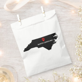 Einfaches elegantes Staat von North Carolina Weddi Geschenktütchen