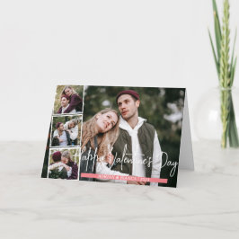 Einfaches Elegantes Valentinstag Liebe 4 Foto Karte