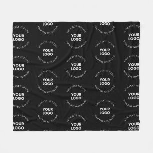 Einfaches Ersetzen von Logos und bearbeitbarem Tex Fleecedecke