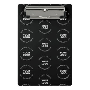 Einfaches Ersetzen von Logos und bearbeitbarem Tex Mini Klemmbrett