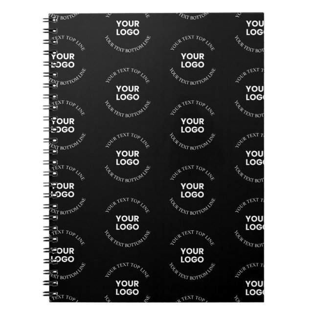 Einfaches Ersetzen von Logos und bearbeitbarem Tex Notizblock (Vorderseite)