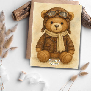 Einfaches Erstflugzeug, Personalisierte Luftfahrt Postkarte