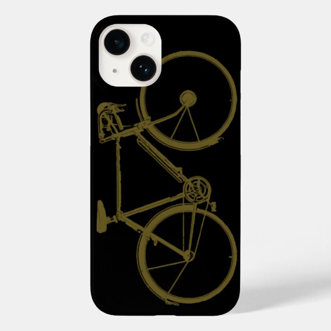 einfaches Fahrrad Case-Mate iPhone 14 Hülle (Rückseite)