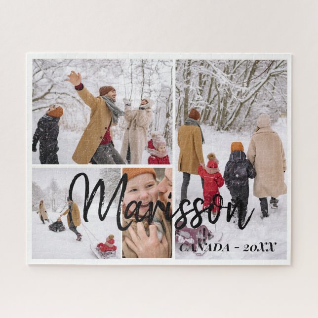 Einfaches Familienfoto (Horizontal)